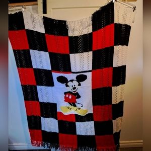 Hand made Disney's Mickey Mouse hand knitted/ crocheted blank
